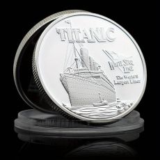 Pamětní mince - Titanic - barva stříbrná nebo zlatá